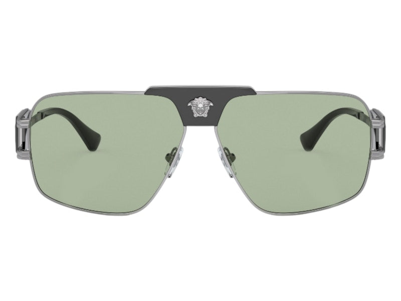 Versace Aviator Sunglasses Green Gunmetal (VE2251 1001/2)