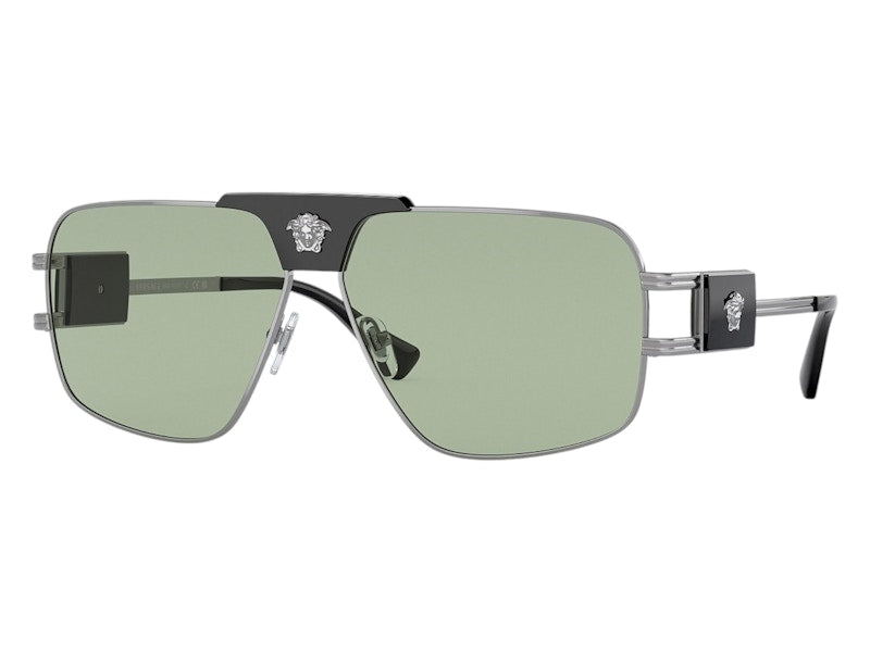 Versace Aviator Sunglasses Green Gunmetal (VE2251 1001/2)