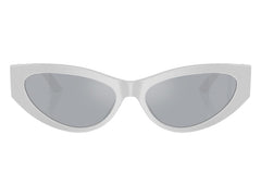 Versace Cat Eye Sunglasses BlueMirror SilverSilverSilver Pearl Grey (VE4470B 54741U)