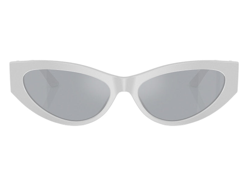 Versace Cat Eye Sunglasses BlueMirror SilverSilverSilver Pearl Grey (VE4470B 54741U)