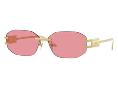Versace Geometric Sunglasses Pink Gold (VE2274 100284)