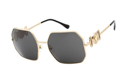Versace Hexagon Sunglasses Gold (VE2248-100287)