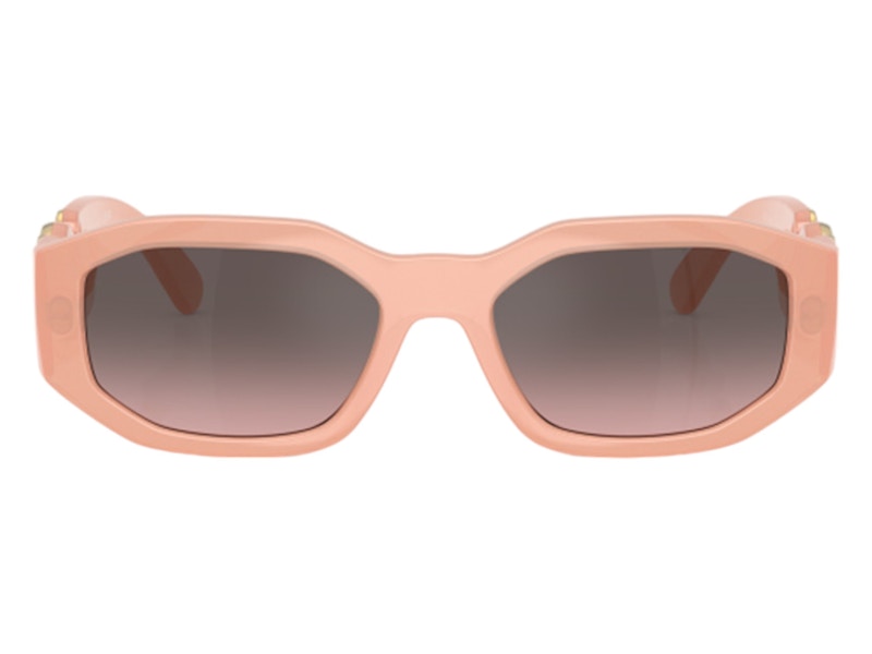 Versace Oval Sunglasses GreyPinkSilverSilver Nude Opal (VE4361 539258)