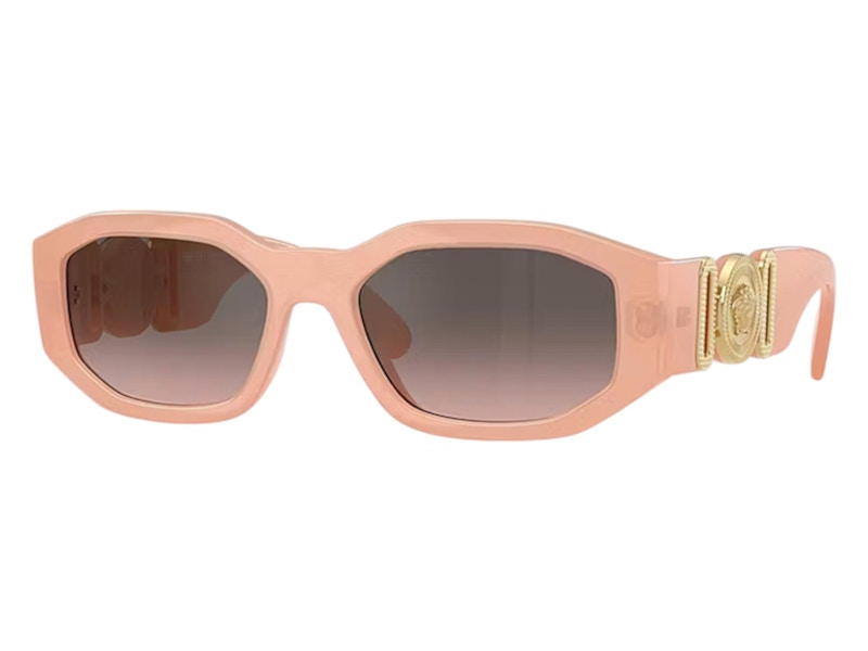 Versace Oval Sunglasses GreyPinkSilverSilver Nude Opal (VE4361 539258)
