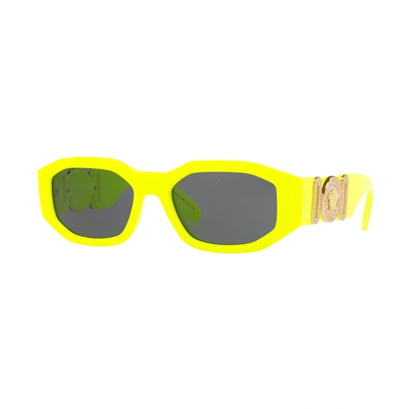 Versace Oval Sunglasses Yellow Fluorescent (0VE4361 532187)