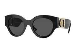 Versace Round Sunglasses Black (VE4438BF-GB1-87)