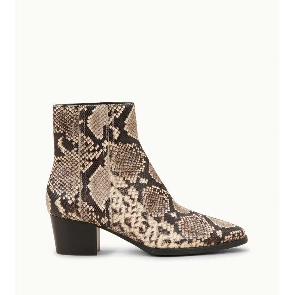 Tod's Tods Ankle Boots In Leather Black Beige Womens