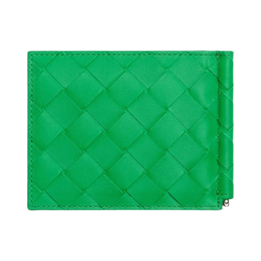 Bottega Veneta Bill Clip Wallet Parquet