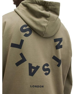 AllSaints Men's Green Tierra Hoody