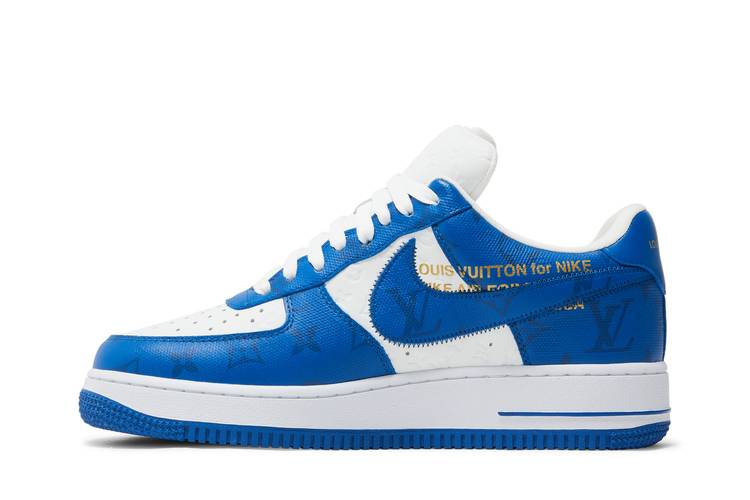 Louis Vuitton x Nike Air Force 1 By Virgil Abloh Blue