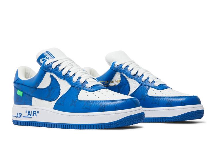 Louis Vuitton x Nike Air Force 1 By Virgil Abloh Blue
