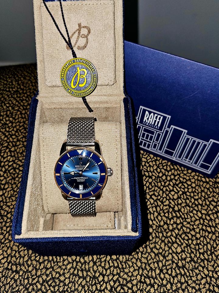 Breitling Superocean Heritage 42 B20 Automatic 42 warranty until Dec 2029