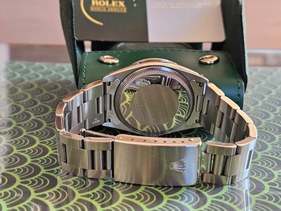 Rolex | Oyster Perpetual | 1500 | Steel | 34 mm | Steel | Black | Automatic