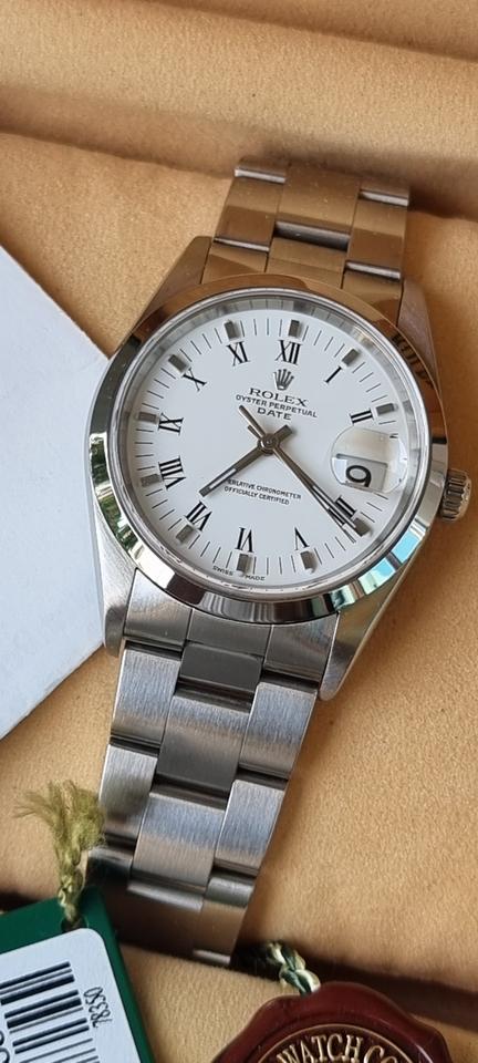 Rolexold stock. Oyster date 15200 full set in showroom condition. Brand new old stock.