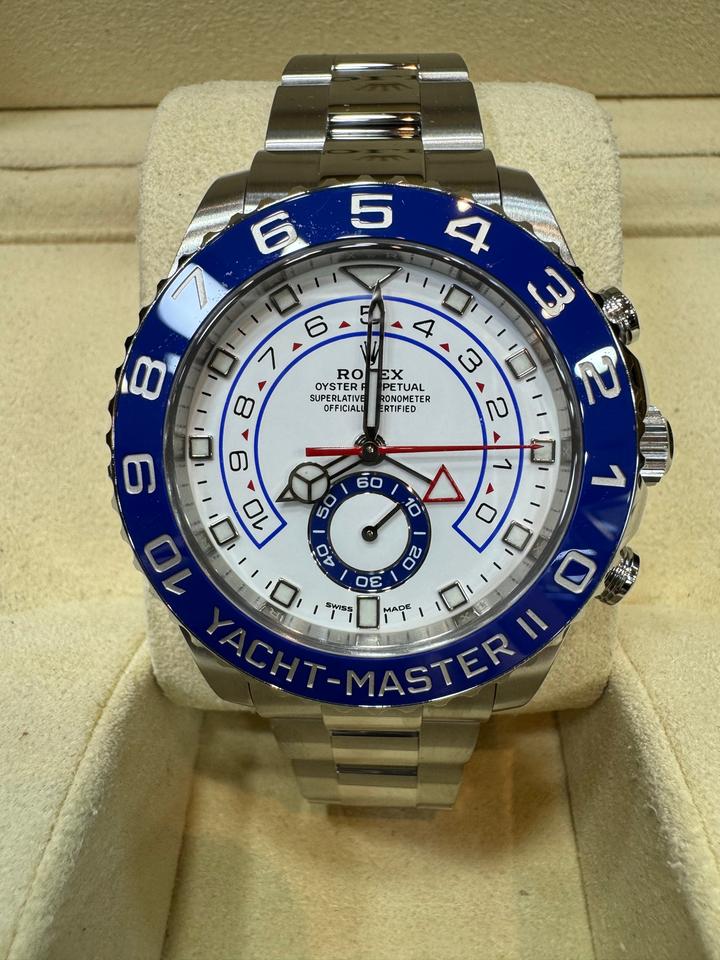 Rolex | Yacht-Master II | 116680 | Steel | 44 mm | Steel | White | Automatic