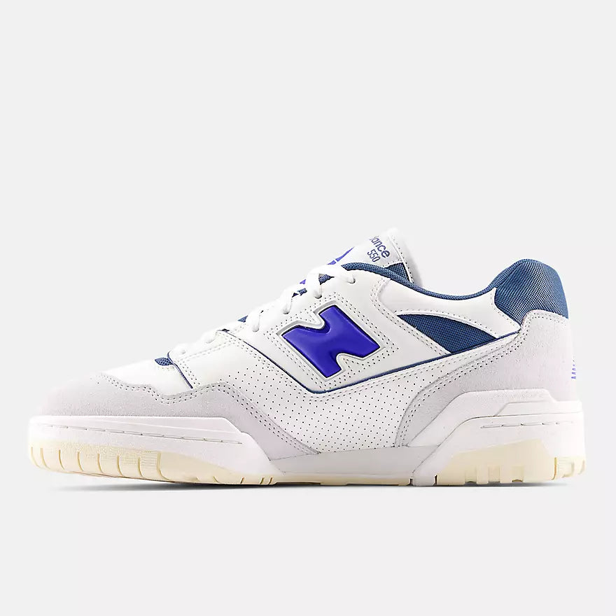 New Balance 550 Sea Salt with Blue Gemstone