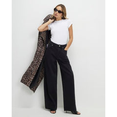 Black Classic Barrel Jeans