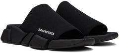 Balenciaga Black Speed 2.0 Slides