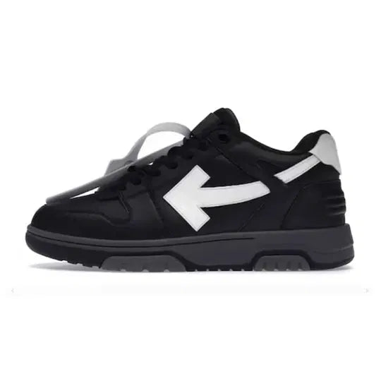 OFF-WHITE Out Of Office OOO Low Tops Black Grey SS22