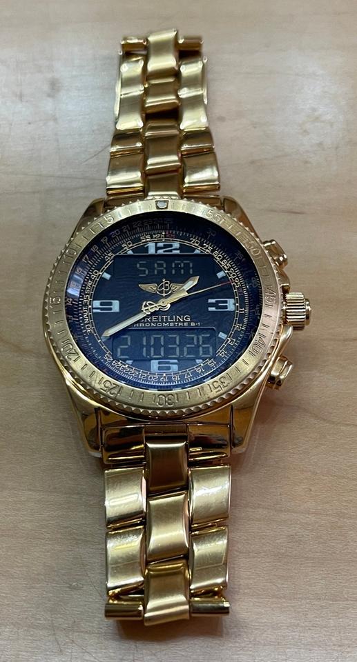 Breitling B-1 B-1 In Gold 750/18 karat - Uhrgehäuse+Armband No020 262g