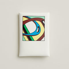 Hermes Calvi Duo Compact Card Holder Blanc