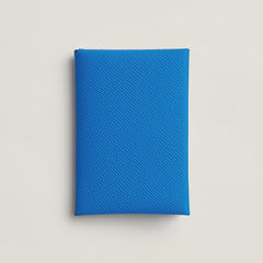 Hermes Calvi Duo Compact Verso Card Holder Menthe