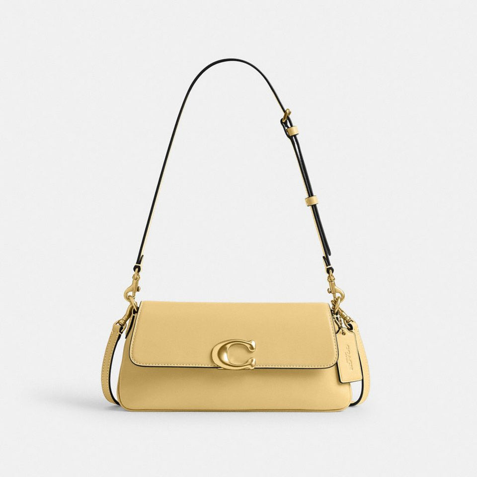 Coach Jet Shoulder Bag Brass Vanilla