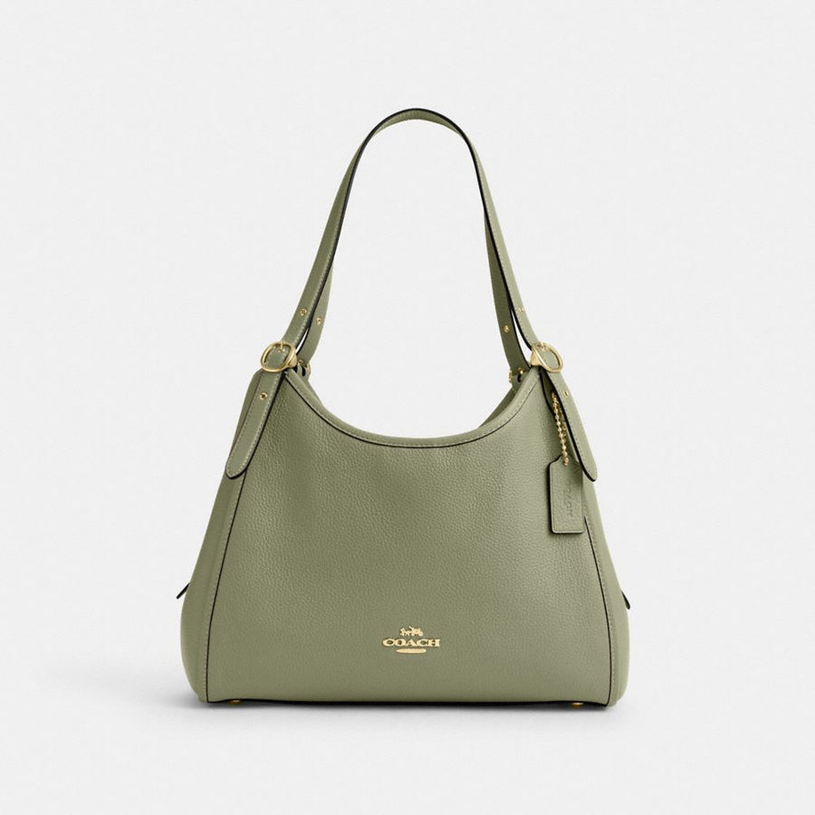 Coach Erin Shoulder Bag Gold Pistachio
