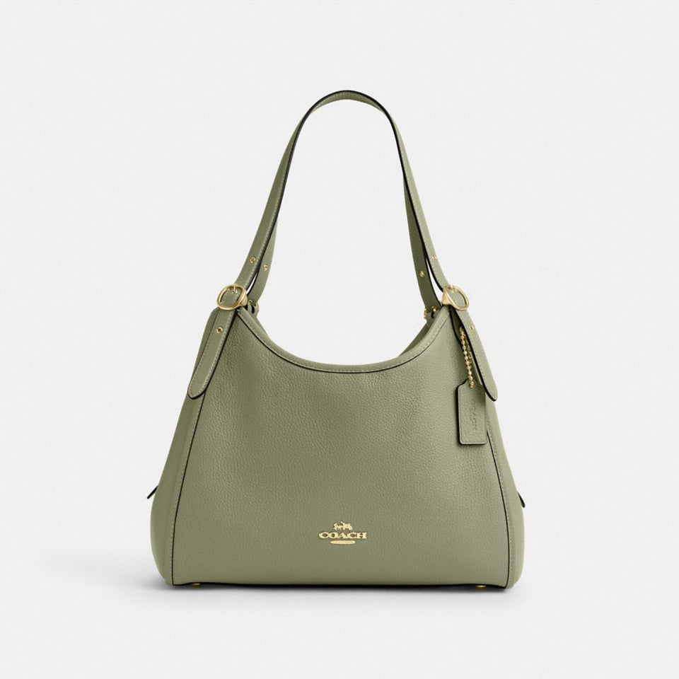 Coach Erin Shoulder Bag Gold Pistachio