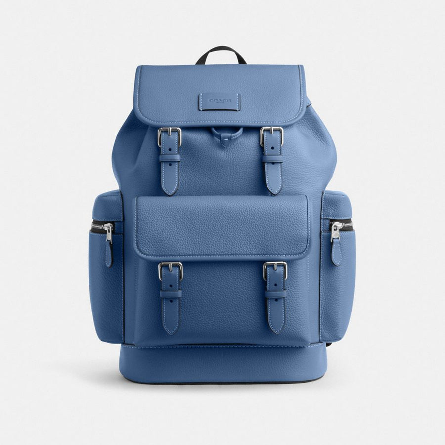 Coach Sprint Backpack Silver Light Denim