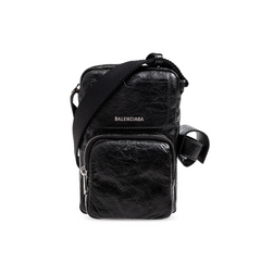 Superbusy Lambskin Crossbody Bag - Black