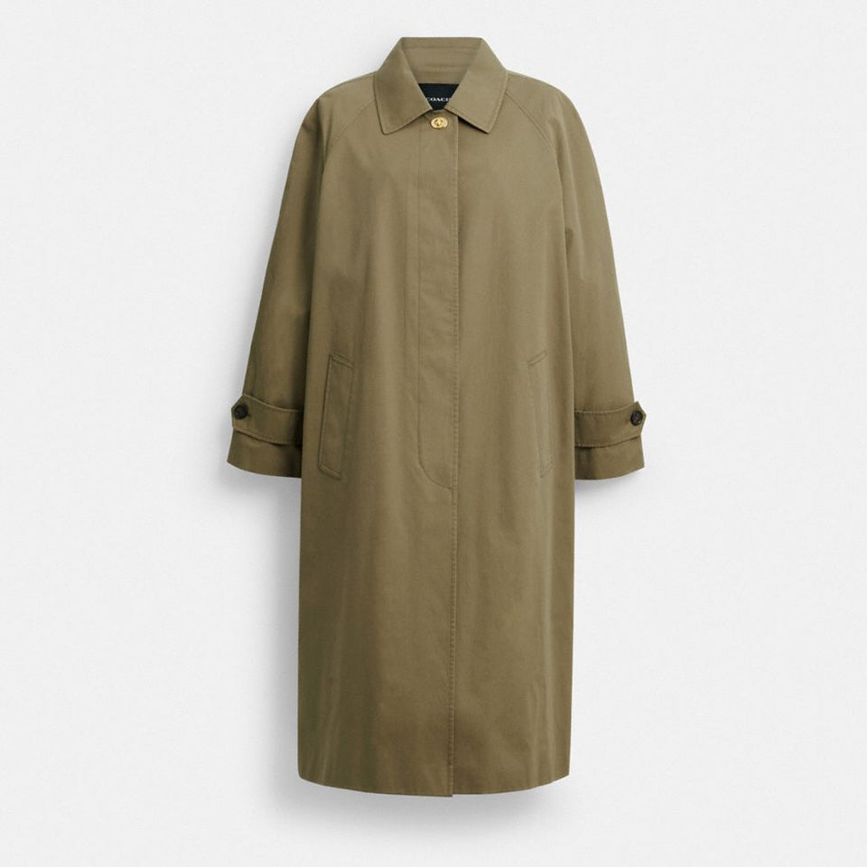Coach Lightweight Trench Coat Ash