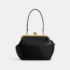 Coach Kisslock Frame Bag 27 Brass Black