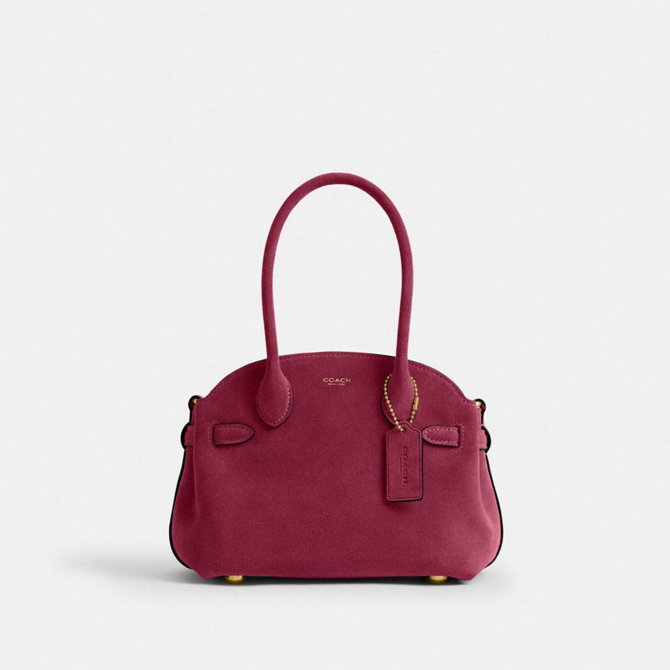 Coach Soft Empire Carryall Bag 21 Brass Dark Fuchsia