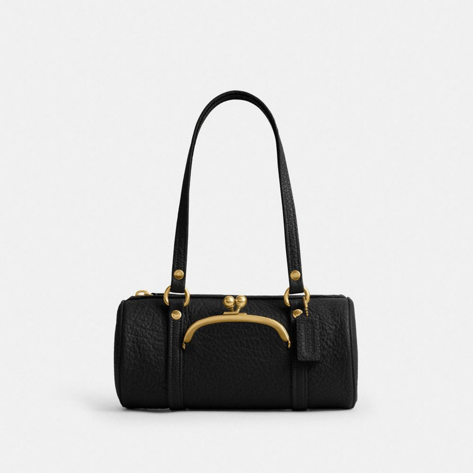 Kisslock Barrel Bag 28