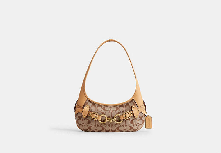 Belted Ergo Shoulder Bag 26 In Signature Jacquard
