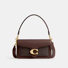 Coach Tabby Shoulder Bag 26 In Signature Canvas Brass Maple