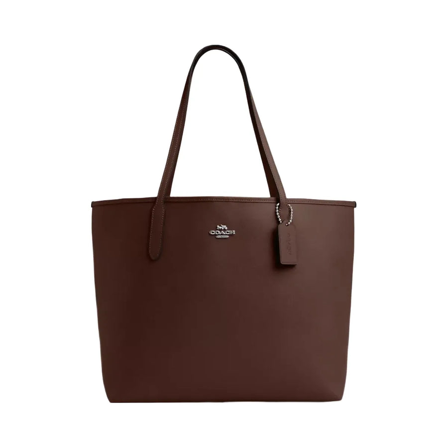 Coach City Tote Bag in Silver Maple