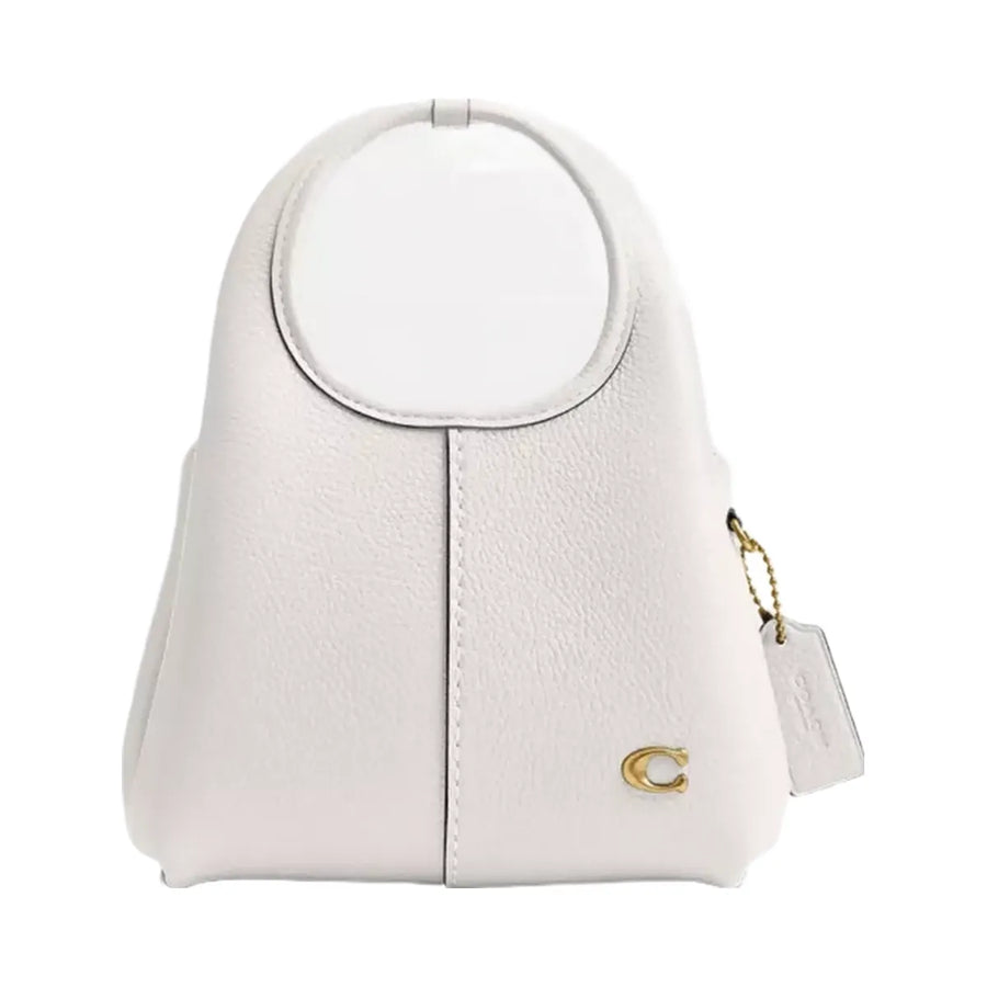 Coach Lana Shoulder Bag 19 in Brass Chalk