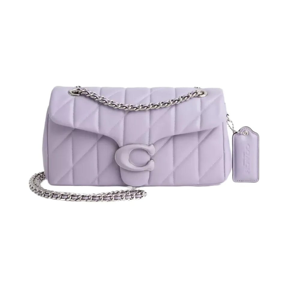 Coach Restored Tabby Shoulder Bag 26 With Quilting in Silver Soft Purple