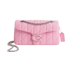 Coach Restored Tabby Shoulder Bag 26 With Quilting in Silver Vivid Pink