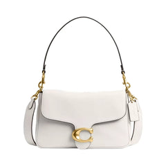 Coach Soft Tabby Shoulder Bag in Brass Chalk