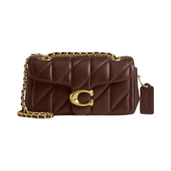 Coach Tabby Shoulder Bag 20 With Pillow Quilting in Brass Maple