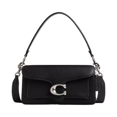 Coach Tabby Shoulder Bag 26 in Silver Black