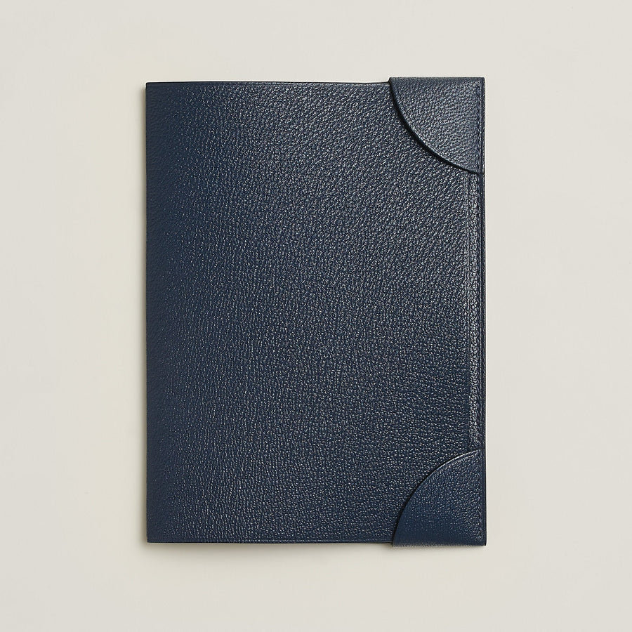 Hermes Coins De Malle Passport Holder Navy