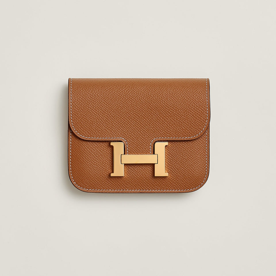 Hermes Constance Slim Wallet Alezan