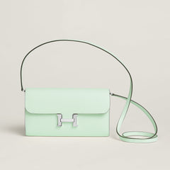Hermes Constance To Go Wallet Bleu Thalassa