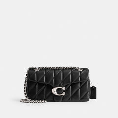 Coach Tabby Shoulder Bag 26 With Pillow Quilting Silver Black