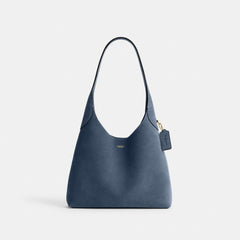 Coach Brooklyn Shoulder Bag 28 Brass Light Denim