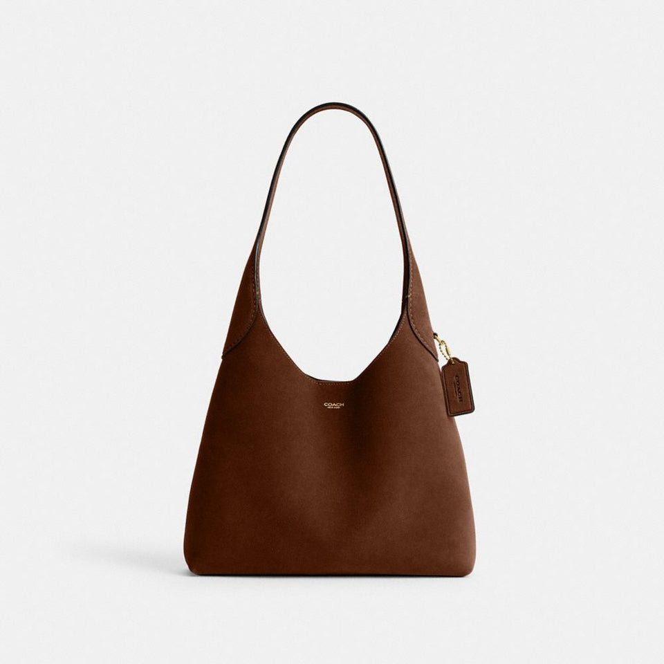Coach Brooklyn Shoulder Bag 28 Brass Warm Brown